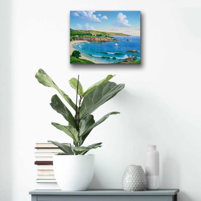 'Laguna Beach, CA' by Eduardo Camoes, Acrylic Glass Wal Art