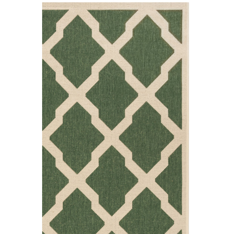 Tapis géométrique performance Ferrill Linden 100, Rond 6 pi 7 po