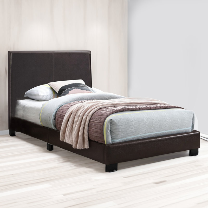 Cuomo Platform Bed, Full, Dark Brown