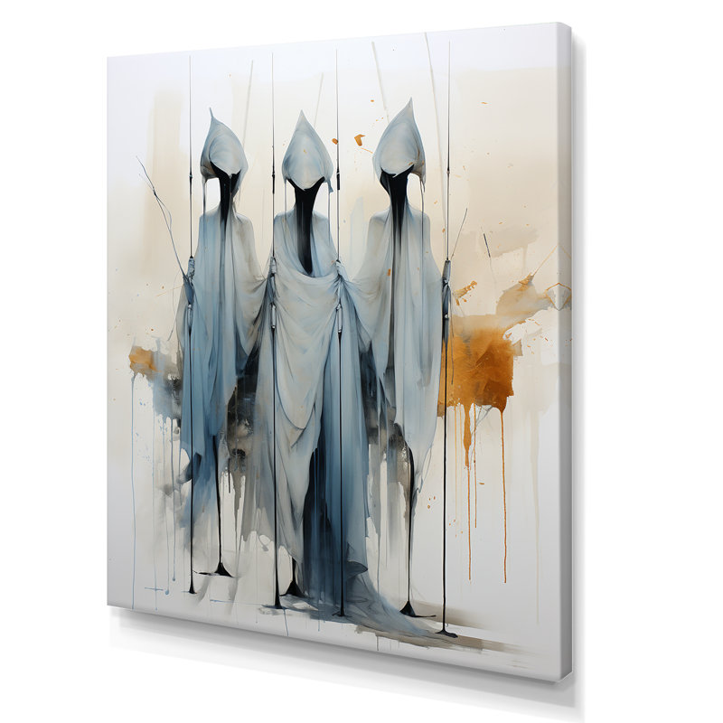 «Minimalisme sorcières I», reproduction sur toile, Toile tendue, H 40 po x l 30 po x P 1,5 po
