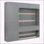 Grand lit escamotable mural avec tablettes-231557820
