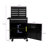 Rolling Metal Tool Cabinet With 5 Drawers & Detachable Top, Practical Design - Black Chest Bearing Slide, 15Kg Loading Capacity-1294808840