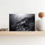 Sunlit Ocean Turtle Abstract Contemporary Turtle Nature Ocean Wall Art Print 1 Piece Wrapped Canvas Wall Art-85901712