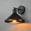 Applique murale d'extérieur 1 lumière noir mat