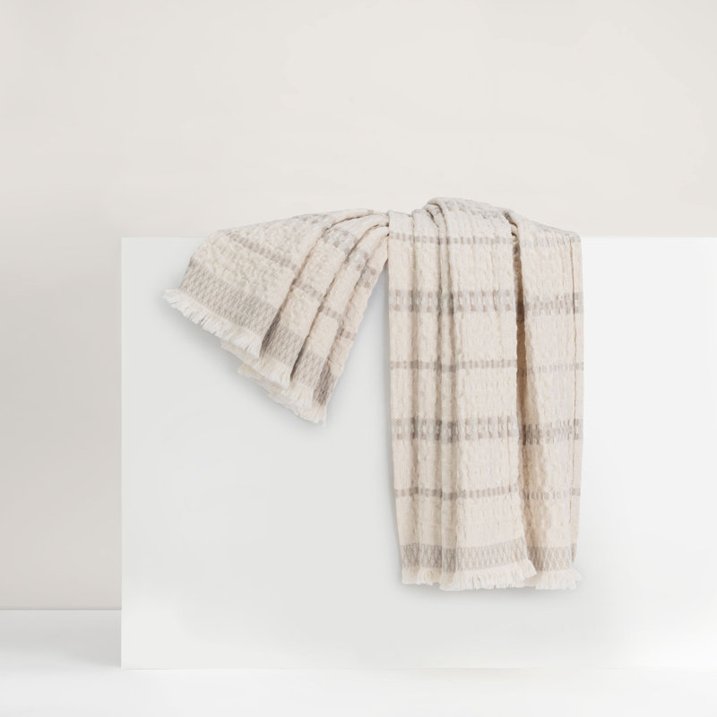 Lisbon Throw Blanket, Taupe
