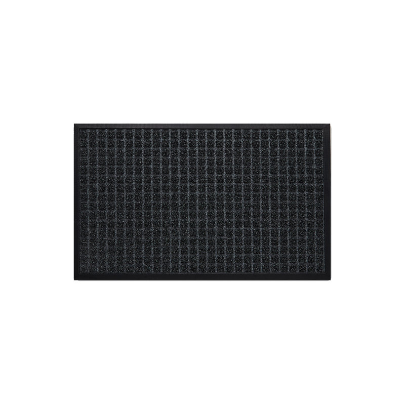Tapis de porte extérieur antidérapant Afsah, Anthracite, L 48 po x L 120 po