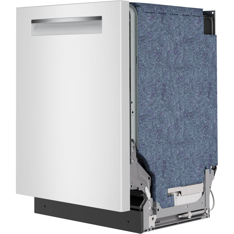 500 Series 24" Pocket Handle Dishwasher, White