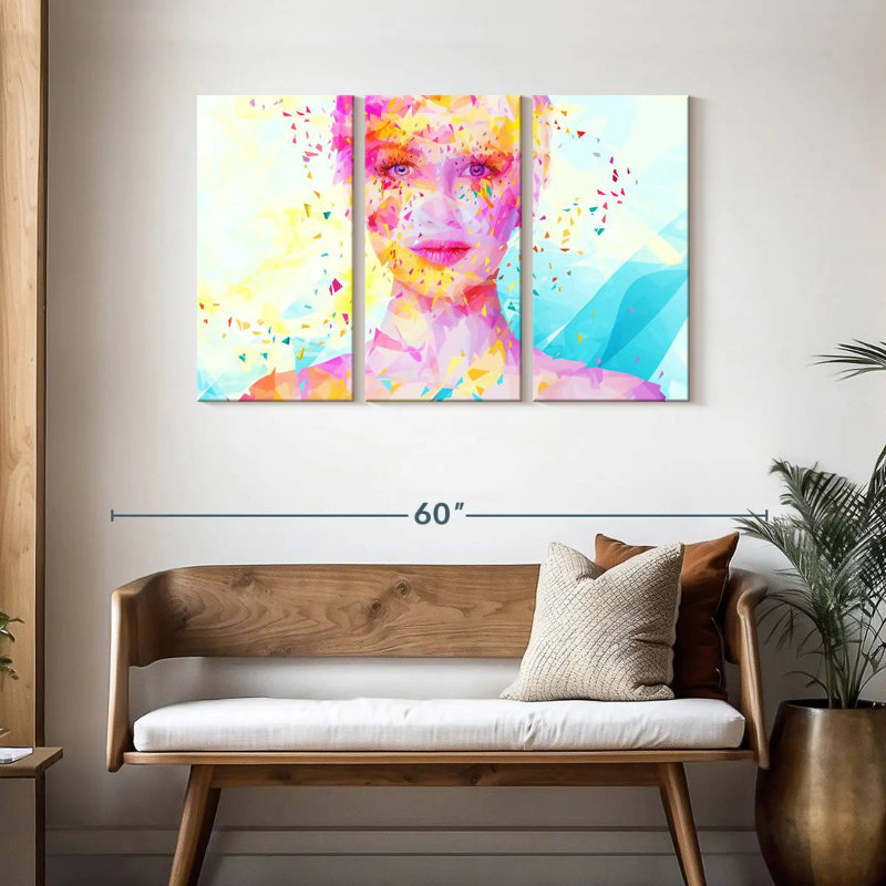 Leisha Turquoise, 28" H x 45" W