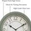 Horloge murale de maison de campagne illuminée 12,6 po Présentime & Co.