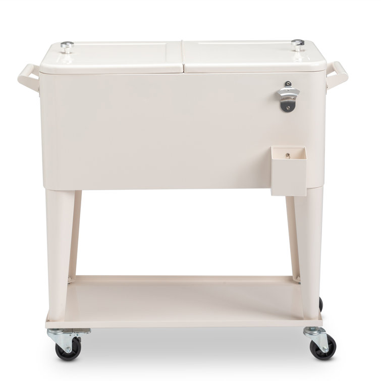 80 Qt. Outdoor Rolling Cooler Cart