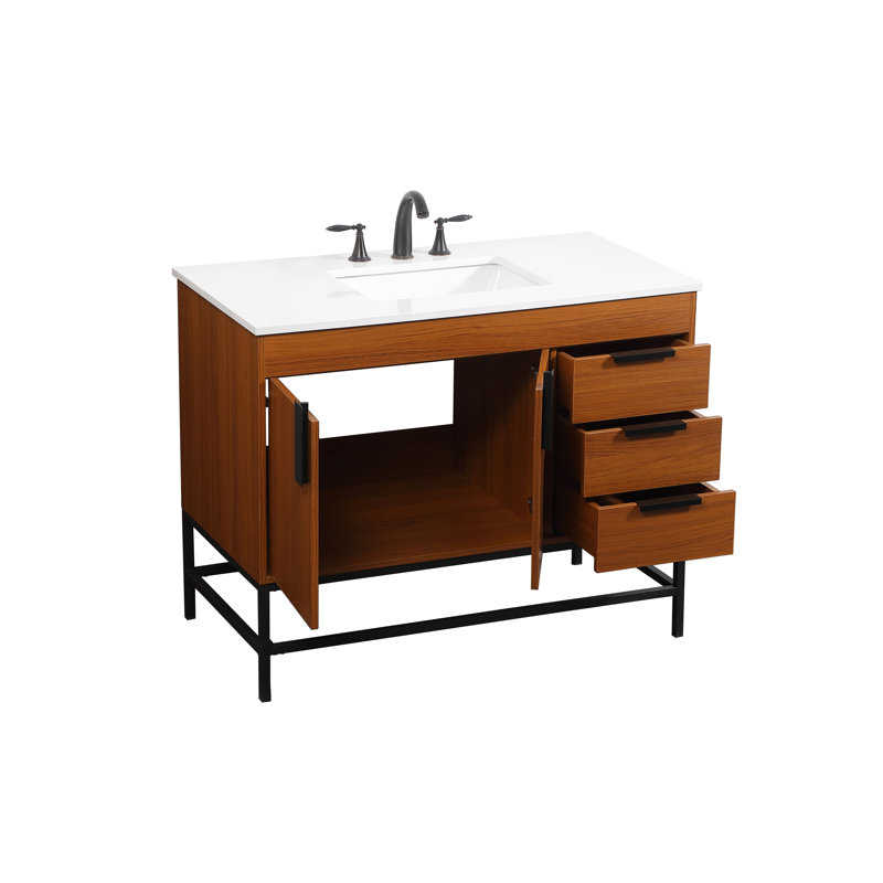 Ensemble de meuble-lavabo simple 42 po Eugene, Teck