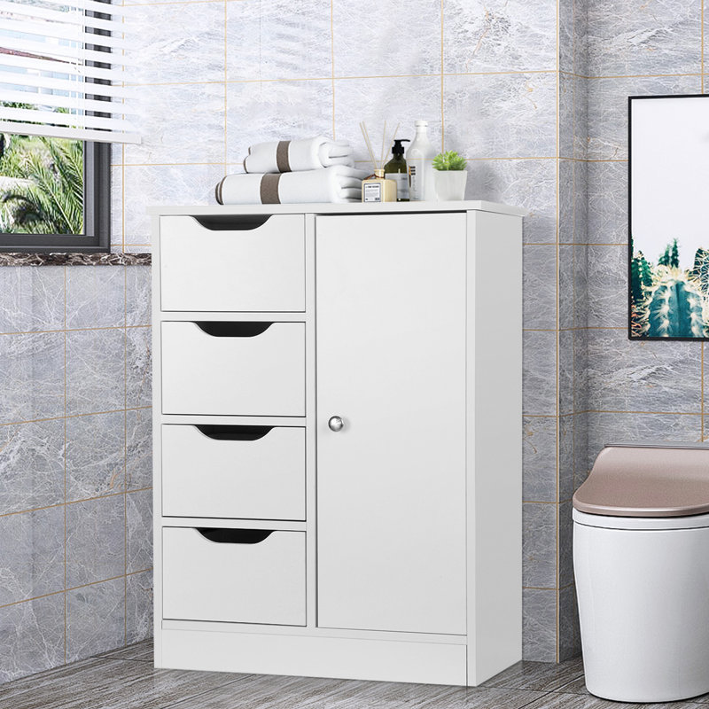 Armoire de salle de bain autoportante l 23,6 po x H 31,5 po x P 11,8 po Gaileen