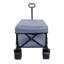 Chariot pliable robuste de 400 lb avec hayon prolongé et housse résistante aux intempéries
