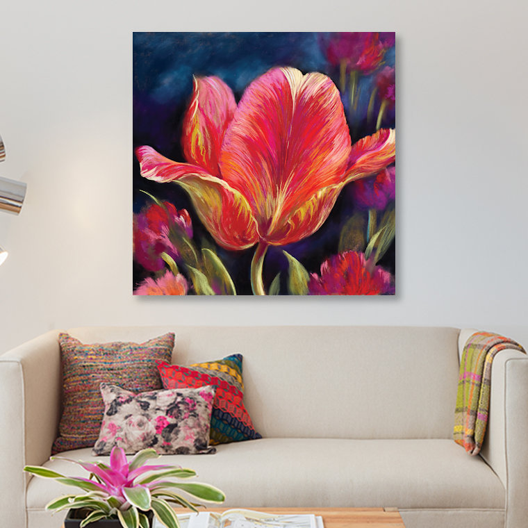 «Charisma», reproduction sur toile, H 18 po x l 18 po x P 1,5 po, Toile tendue, Pas de tapis