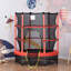 Trampoline pour enfants 5 pi avec filet d'enclos-118610968