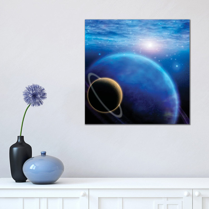 Atmosphere And Planets by Bruce Rolff - Wrapped Canvas Print, 45.72 cm H x 45.72 cm W x 3.175 cm D