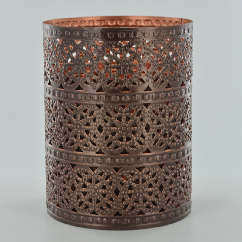 3 Piece Metal Tabletop Votive Holder Set