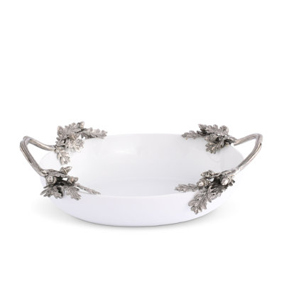 Majestic Forest Stoneware Condiment Server