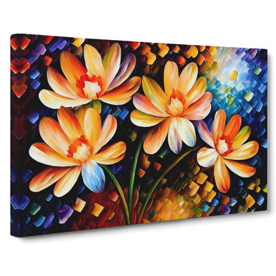 Mixed Flowers Vol.3 Abstract - Wrapped Canvas