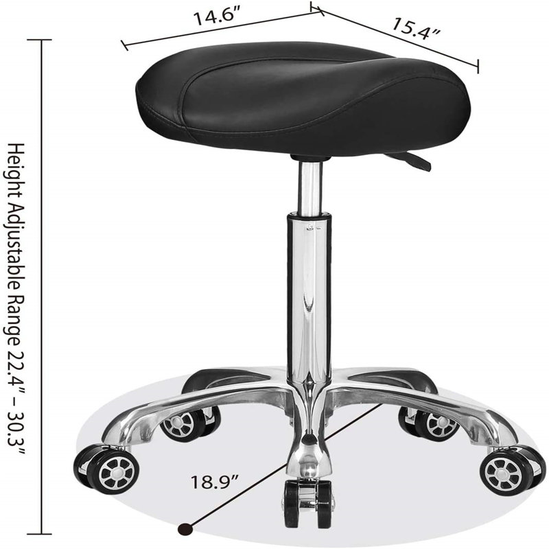 Hitz Adjustable Height Ergonomic Industrial Stool
