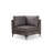 Stylish Corner Sofa, Anthracite Color, 78.7 x 123.6 x 59.1 inches | Beech Wood & Chipboard Frame, 100% Polyester Fabric, Dry-Cleanable | Soft Grey Foam & Silicone Foam Cushions for Ultimate Comfort-90667764-90667765