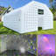 Tente gonflable blanche de 9 m x 6 m (30 pi x 20 pi) avec 2 souffleurs d'air, idéale pour les anniversaires, les événements scolaires, les fêtes de jardin et la location.-116154351-116154348