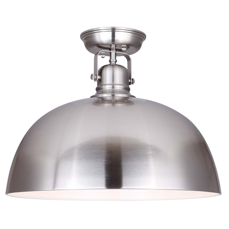 Copan Flush Mount, Brushed Nickel