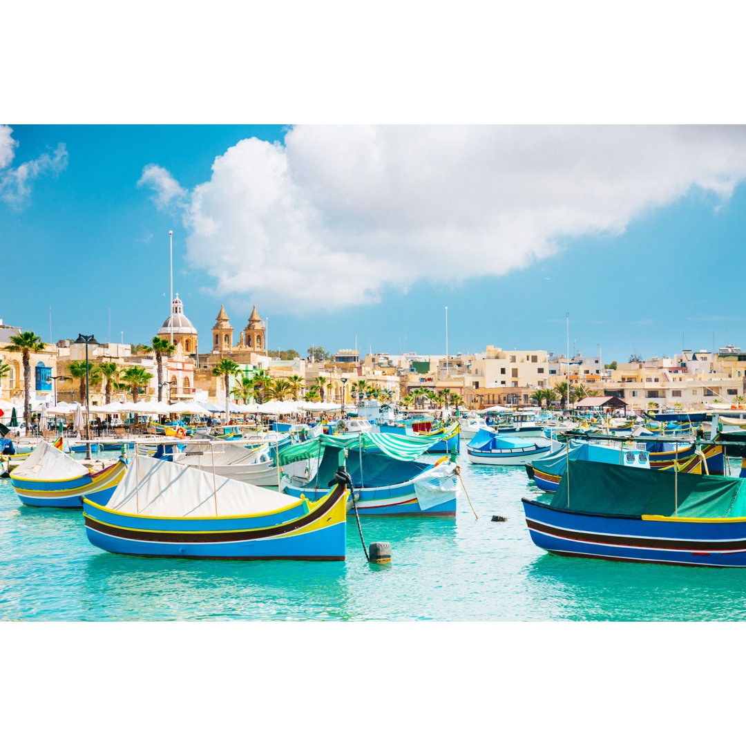 Marsaxlokk-Hafen von Danilovi - Drucken