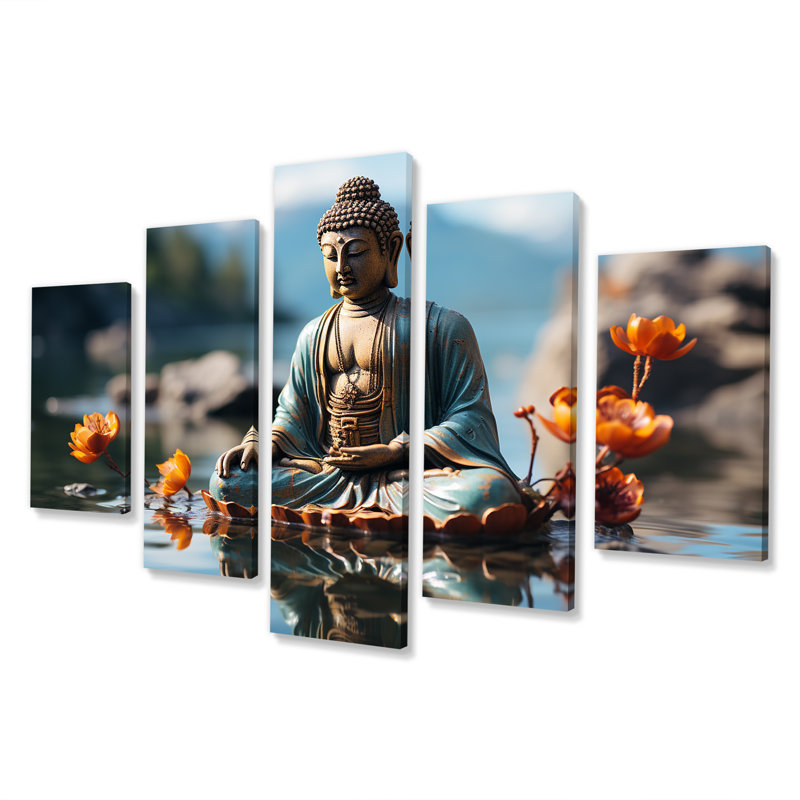 Art zen de Bouddha dans la méditation Zen Tranquility In Meditation II