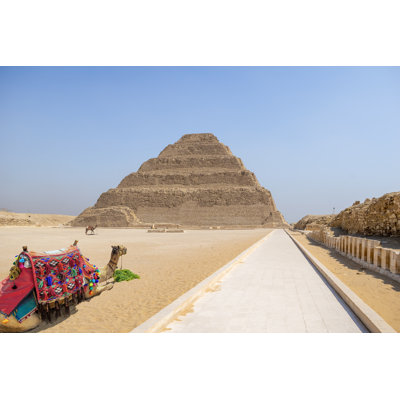Camels at The Step Pyramid par Caroline Brundle Bugge