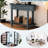 Console Table With Scratch Resistance Surface - Navy Scratch--634481407