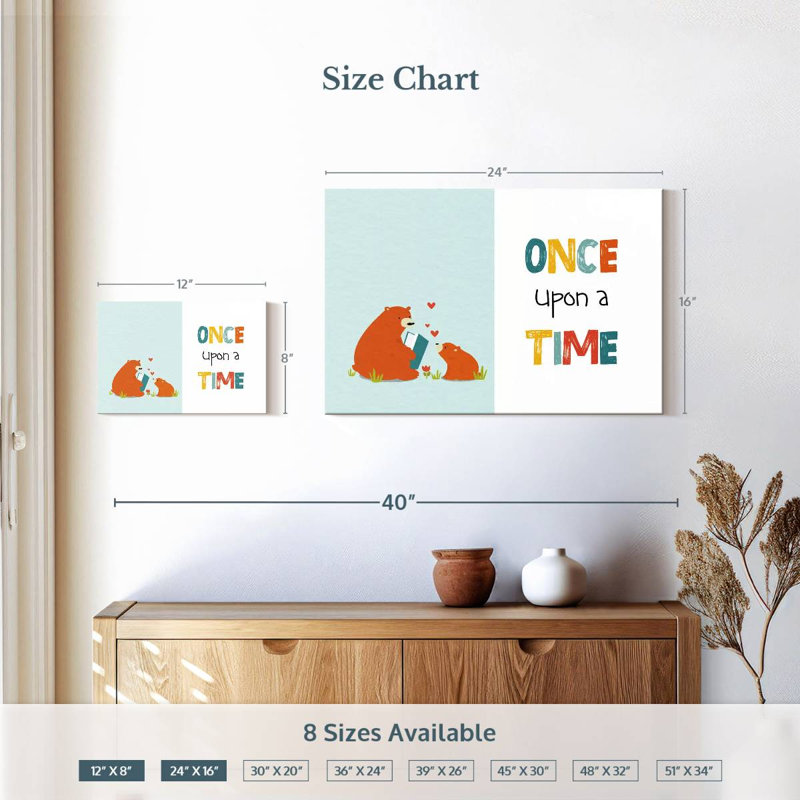 Ashelle Nursery Il était une fois, H 16 po x l 24 po