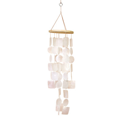 Stella Capiz Wind Chime in Natural