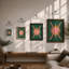Radiant Starburst Retro - Framed Print-2066988564-2066988553