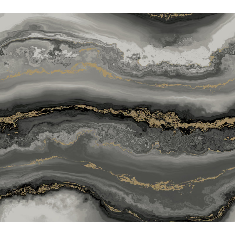Papier peint adhésif Bobbilynn Premium, Onyx