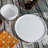 TDA Series Table 12 16-Piece Natural White Coupe Dinnerware Set, Service for 4, White