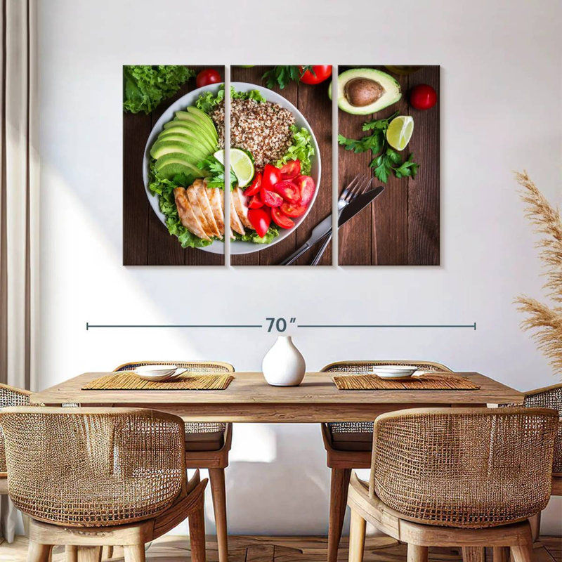 Yarlin Quinoa Salad, 36" H x 57" W