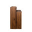 Table de salle à manger extensible moderne avec rangement Stowspan avec finition en mélamine et structure en bois-129599525