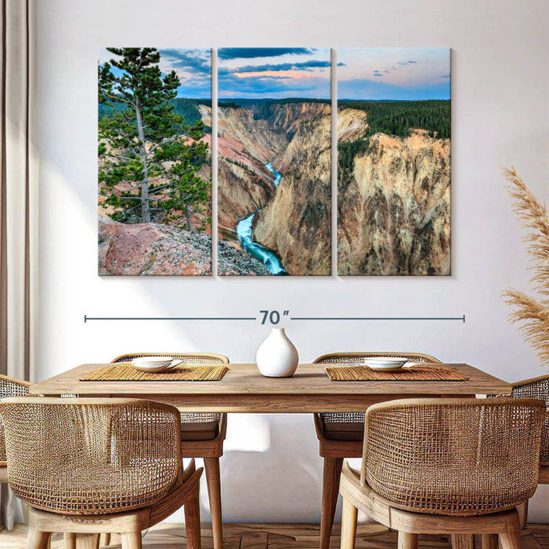 Alvord Yellowstone Grand Canyon, 42" H x 65" W