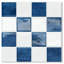 9" X 9" Peel & Stick Mosaic Tile,Vinyl Self Adhesive Tile for Kitchen Backsplash,10-sheet