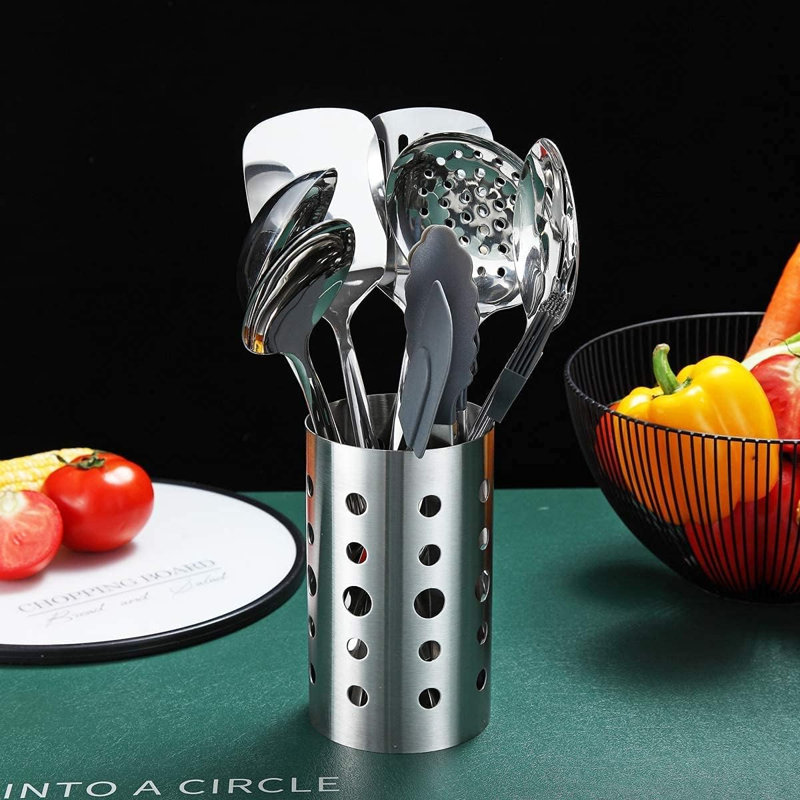 13 Pieces Kitchen Utensils Set, Kitchen Tools Set with Utensil Holder