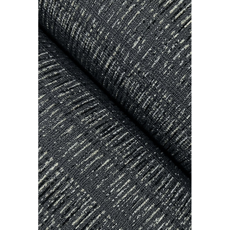 Striped Wallpaper Roll, Carbon