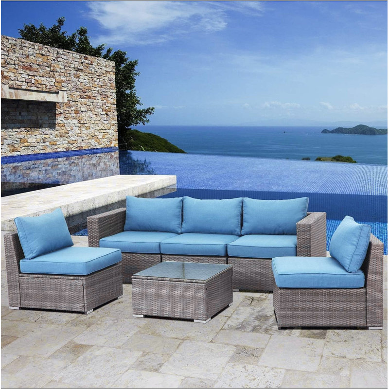 Ensemble de causeuse de patio 59 po