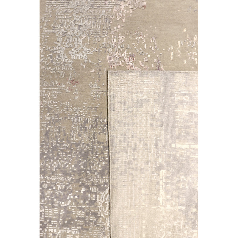 Hand Knotted Abstract Area Rug