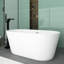 Baignoire de trempage autoportante en acrylique 55 po x 31 po