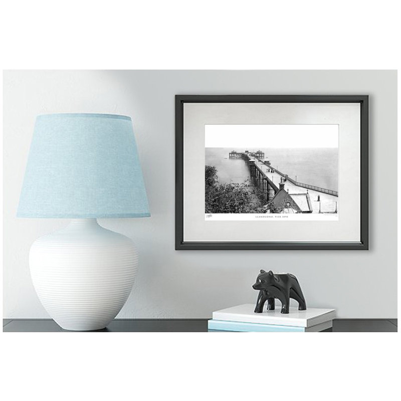 Llandudno, Pier 1890 - Single Picture Frame Print, 28cm H x 36cm W x 2.3cm D