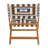 Modern Lounge Chair Accent Chair Patio Indoor Seating Rattan Wood Wicker Armchair Contemporary Furniture