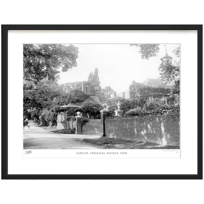 Sidcup, Frognal Avenue 1900 by Francis Frith - Single Picture Frame Print, 45cm H x 60cm W x 2.3cm D