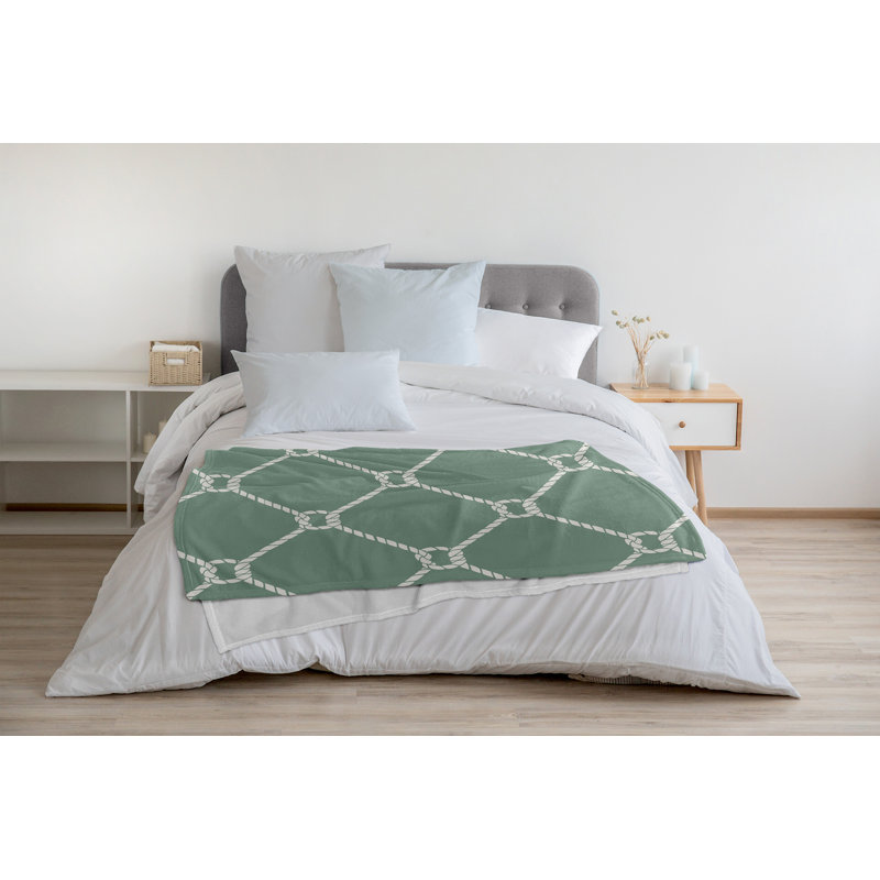 Jeté polaire Nautical Nights, L 50 po x L 60 po, 1.85, Sauge