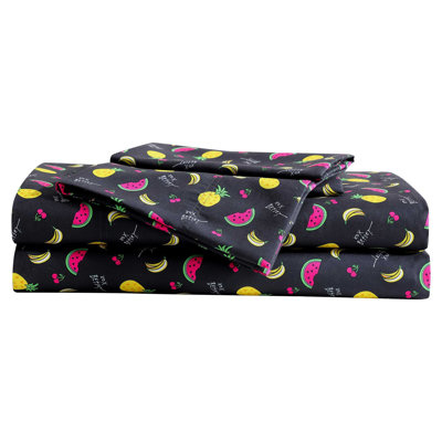 Betsey Johnson Printed Novelty Sheet Set